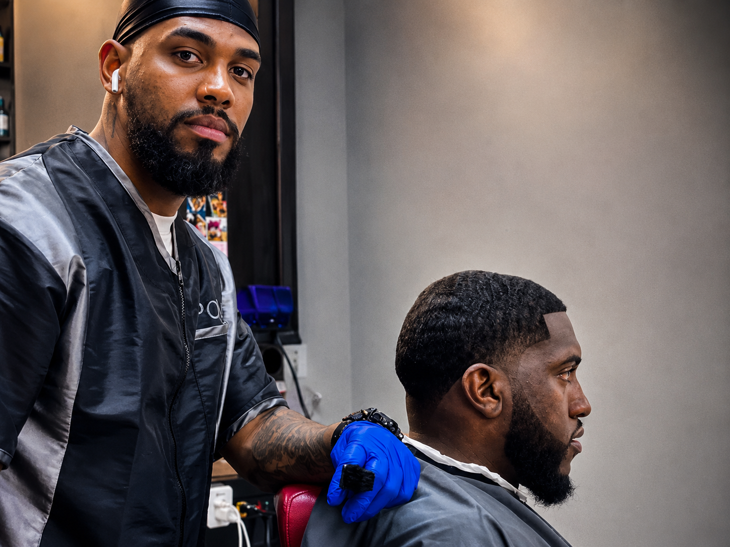 Polfi, barber at The Barber's Factory