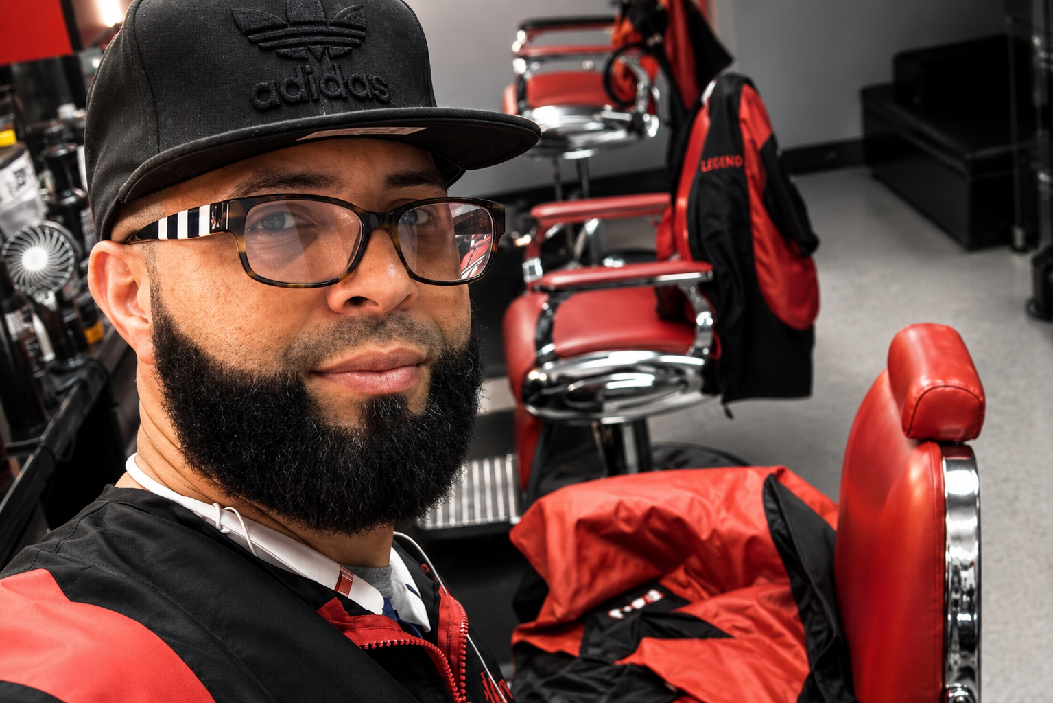 Danny, barber at The Barber's Factory